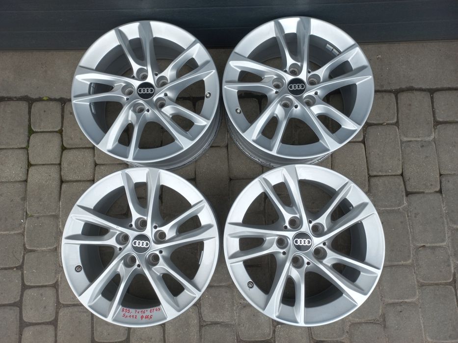 Felgi aluminiowe 16" 5x112 do Audi, VW, Skoda