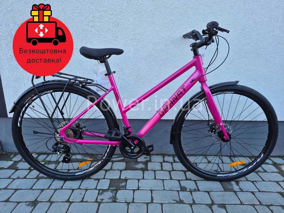 Дорожній алюмінієвий велосипед дамка Dorozhnik GRANAT 28 W DD CS