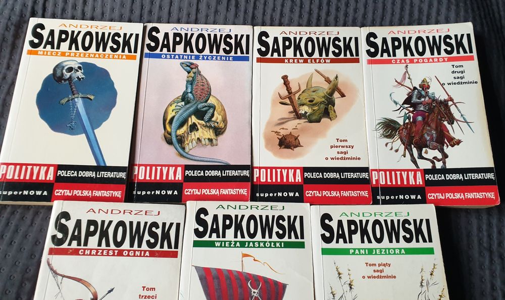 Wiedźmin Polityka 1-7 Andrzej Sapkowski