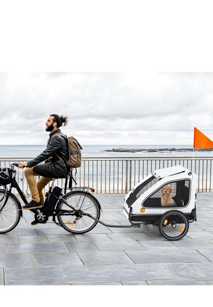 Wózek do roweru do transportu