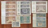 banknoty polskie z lat od 1931 do 1941 - 15szt