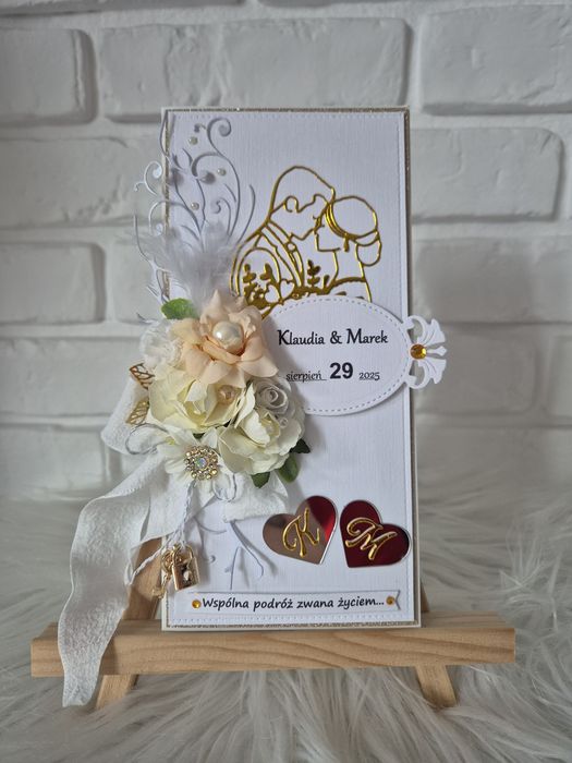 Kartka na ślub, ślubna, Pamiątka Ślubu