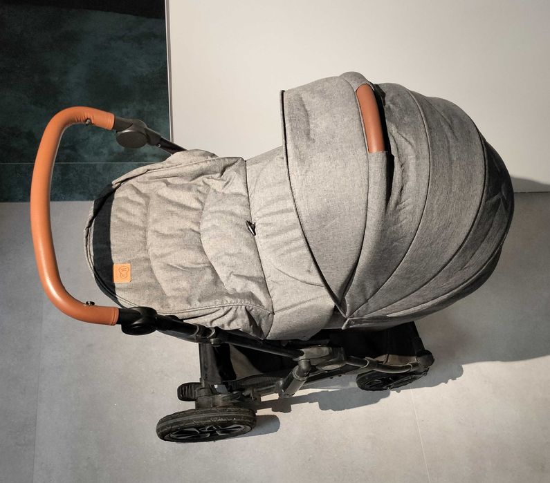 wózek dziecięcy - gondola plus spacerówka 2w1 Kinderkraft