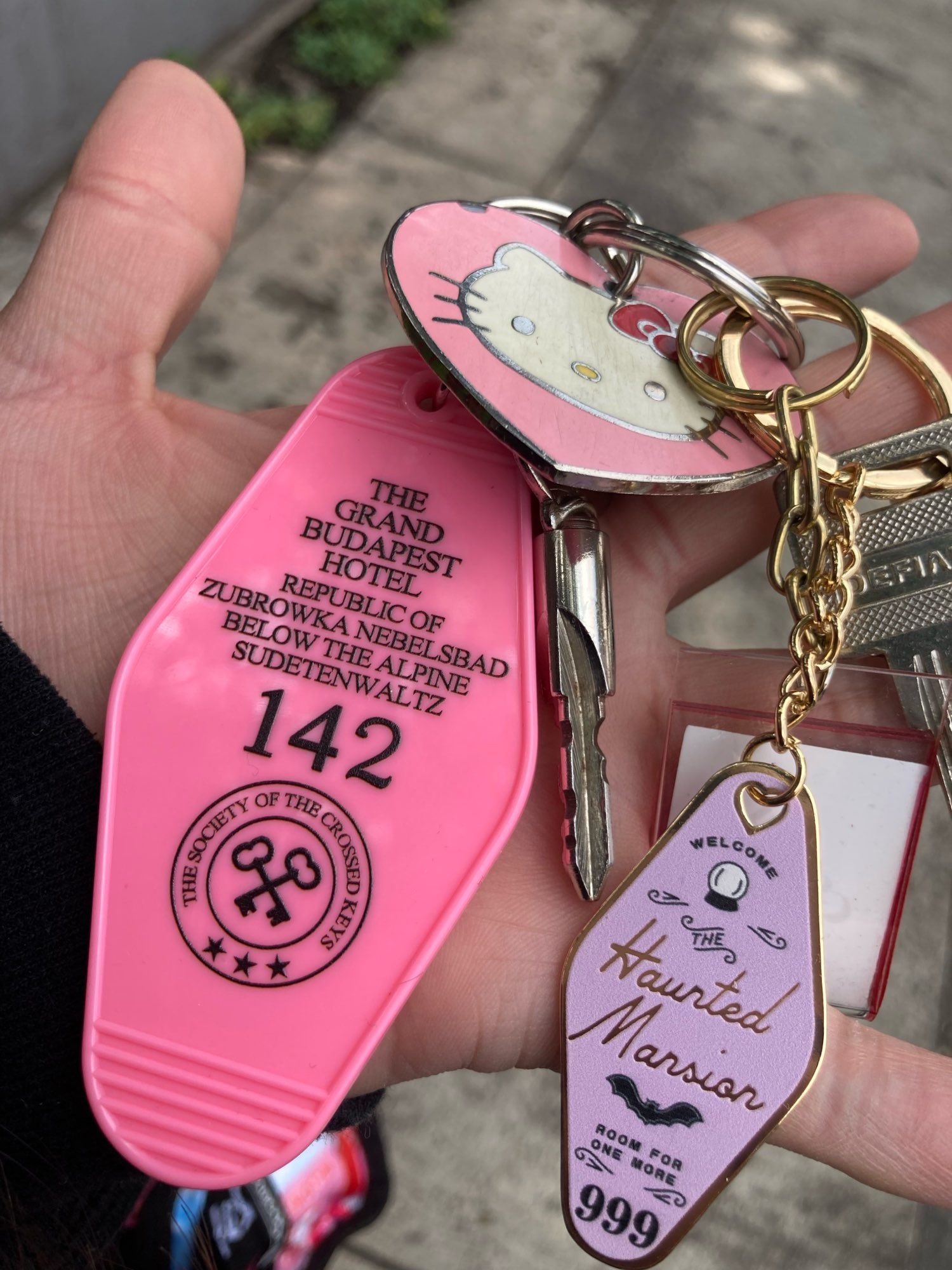 Розовый брелок отель Гранд Будапешт Уэс Андерсон grand Budapest hotel