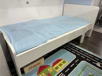 Łóżko rozsuwane z materacami piankowymi