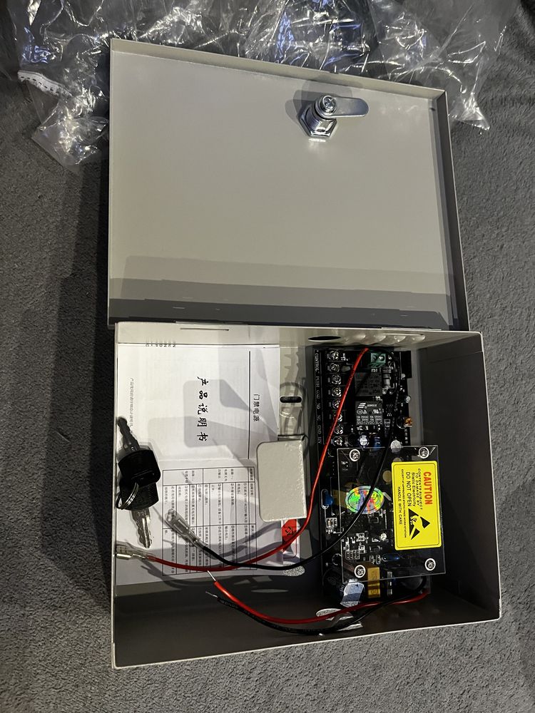 12V 5A system kontroli dostępu skrzynka zasilacz buforowa