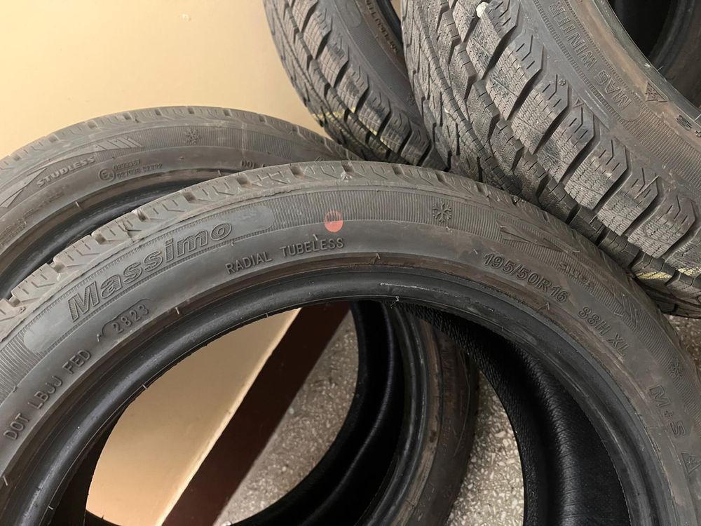 Opony zimowe Massimo Mas Winter 79 195/50R16 88 H 3PMSF idealny stan