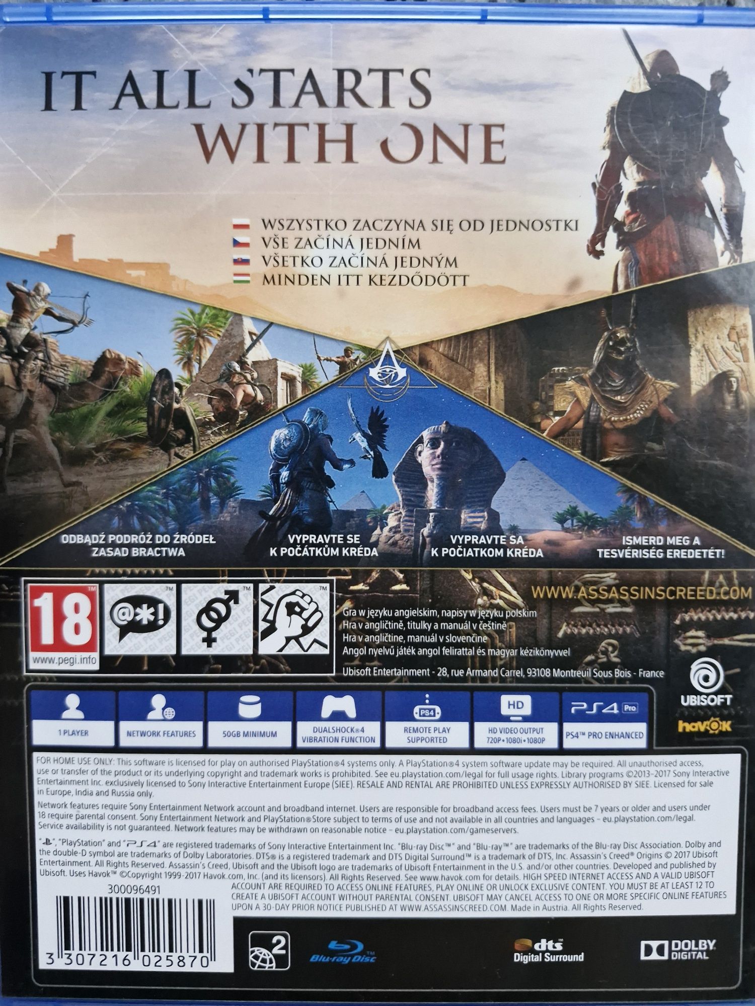 Assassins Creed Origins gra na PS4