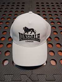 Biała czapka z daszkiem Lonsdale/ nowa