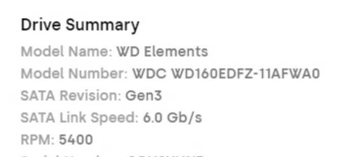 WD Elements Desktop 16 TB