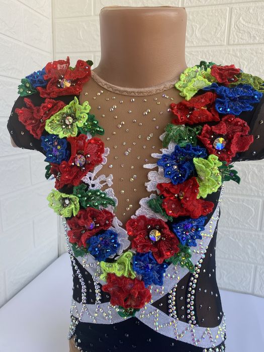 Купальник для художественной гимнастики 116,художня гімнастика