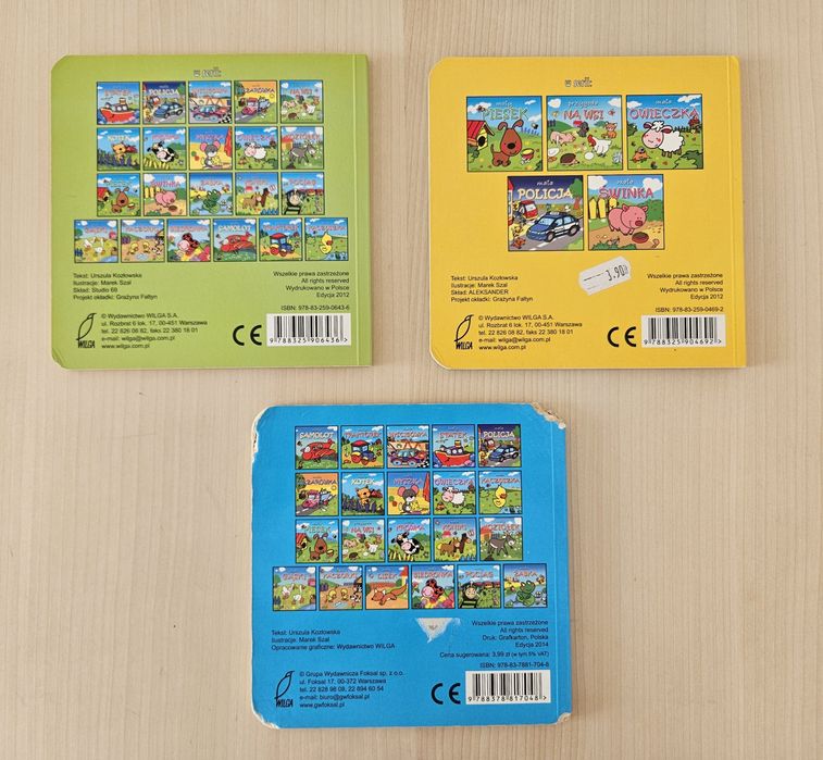 Zestaw 2 książek, książeczek: "Mały lisek", "Mały statek" + gratis