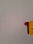 Nível com laser 2 bolhas e ajuste de ângulo
