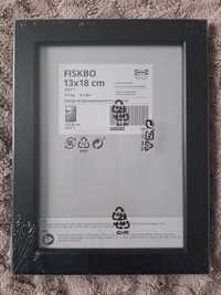 Ramka do zdjęć czarna IKEA FISKBO 13 x 18 cm nowa
