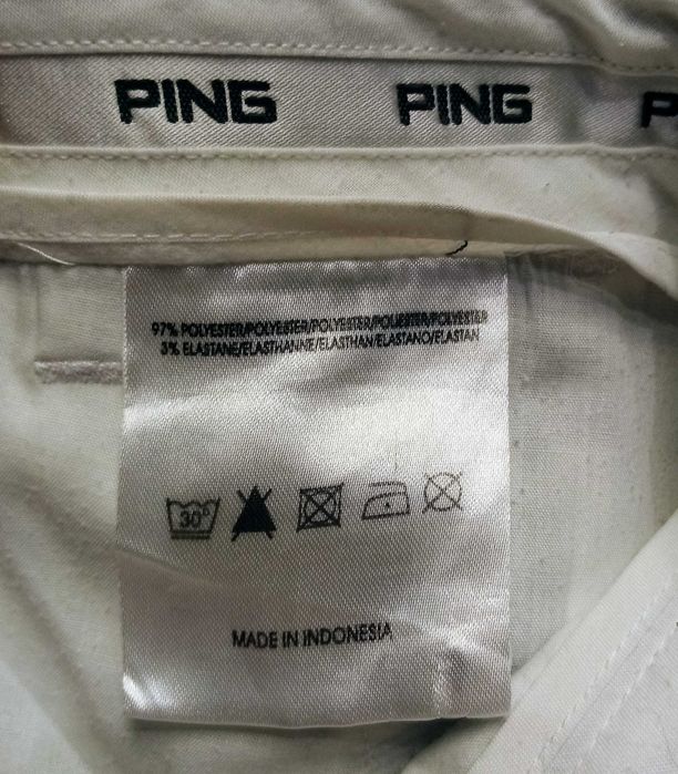 R) PING krótkie spodnie męskie w kratę Roz.32
