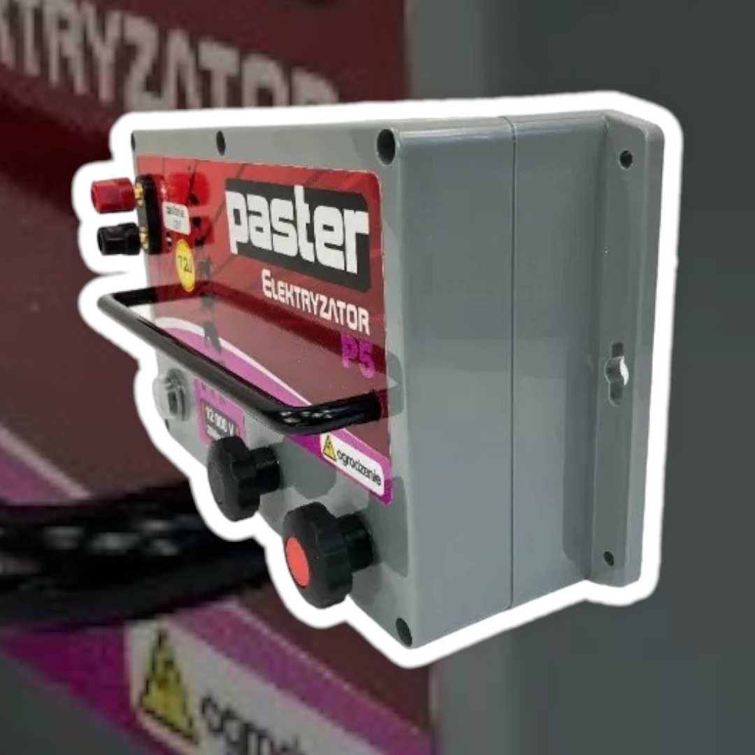 Pastuch/elektryzator PASTER P5 - 7,2J bardzo mocny - darmowa dostawa!