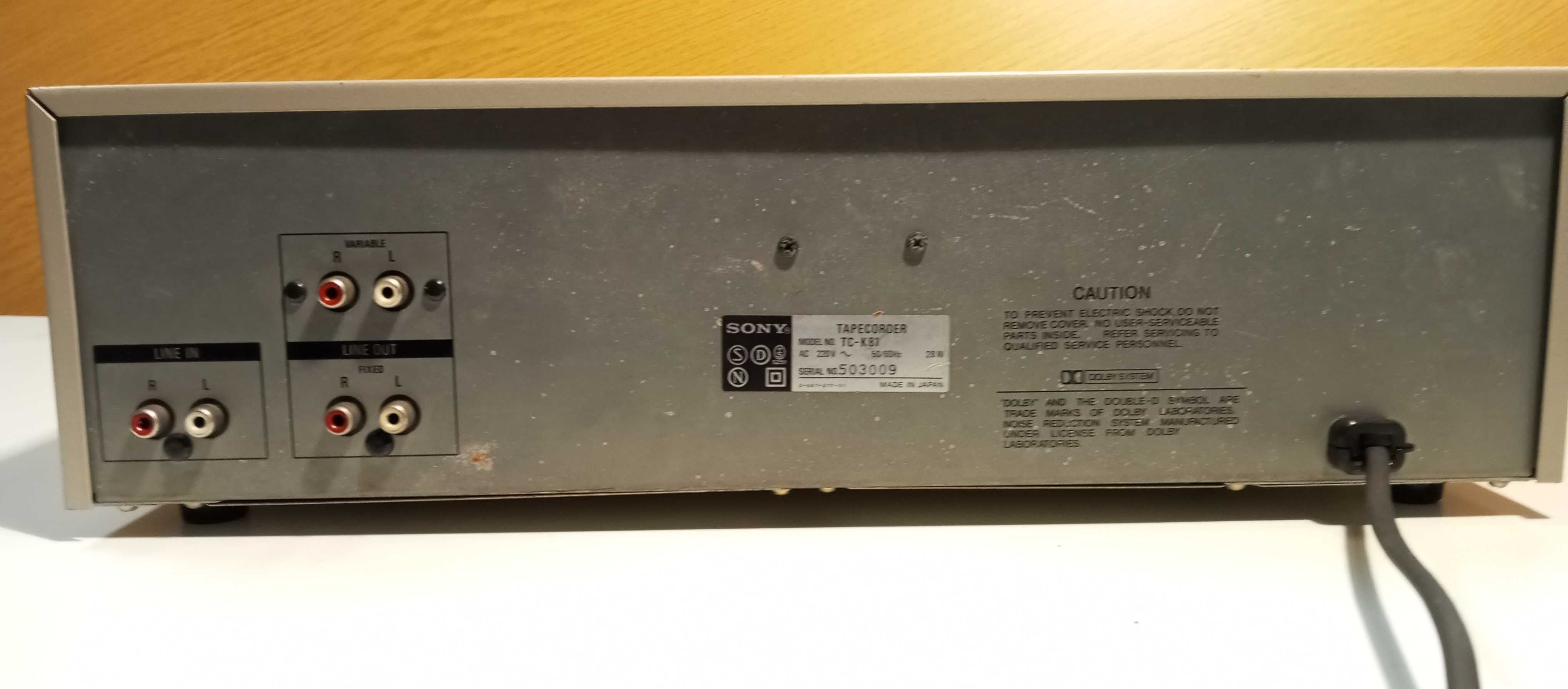 SONY TC-K81 Stereo cassette deck