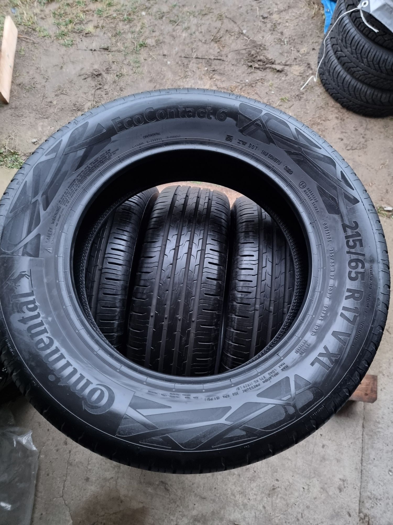 4x opony letnie 215 65 r17 XL Continental EcoContact 6