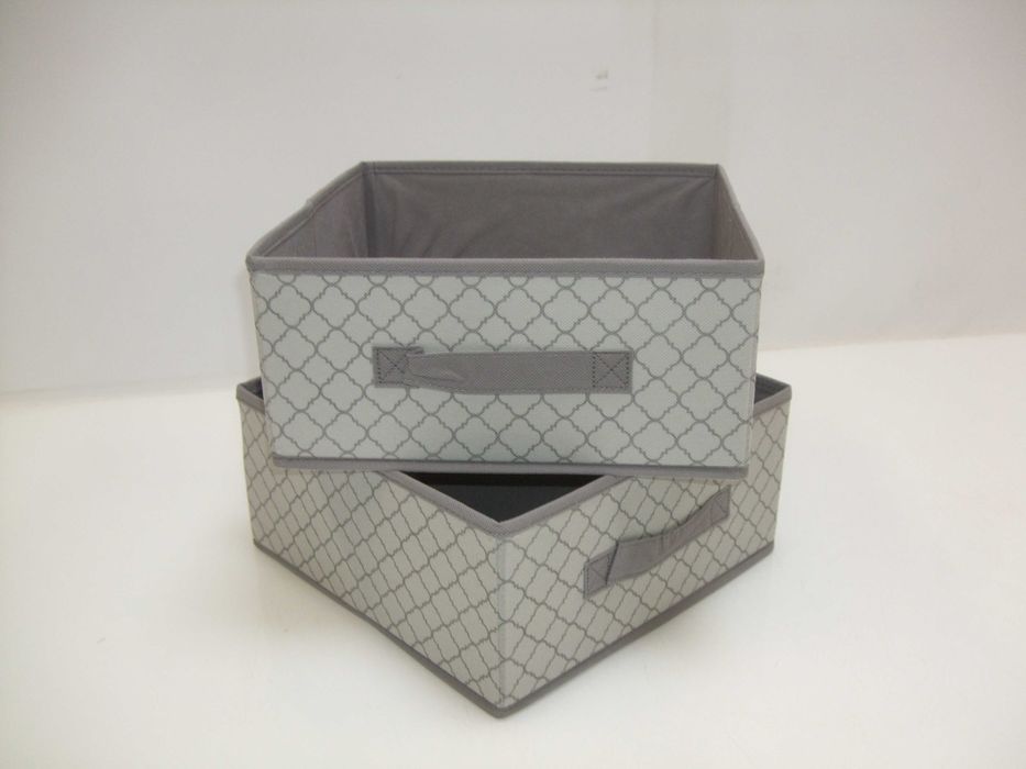 Pojemnik SKŁADANY PUDEŁKO 2 szt do Przechowywania 28x28x13cm ORGANIZER