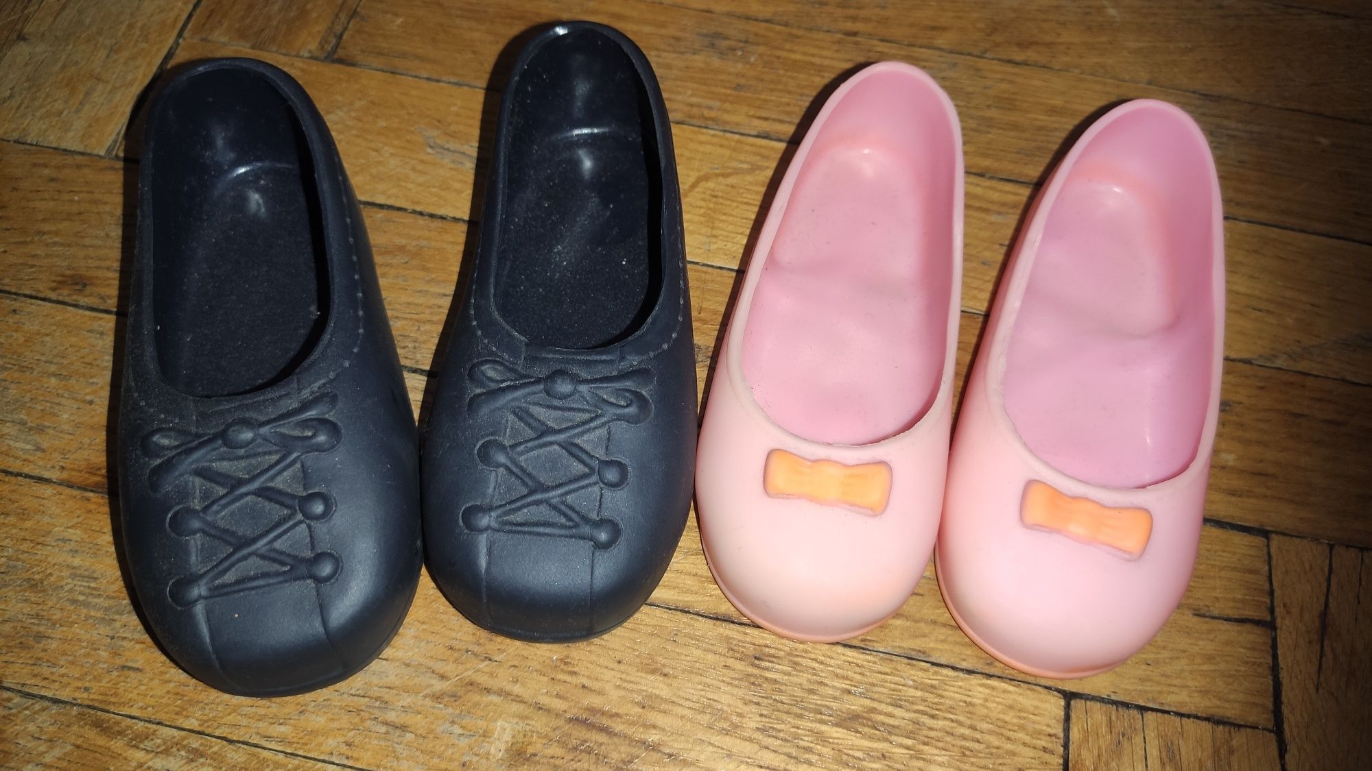 Buty buciki dla lalki PRL retro vintage plastik guma