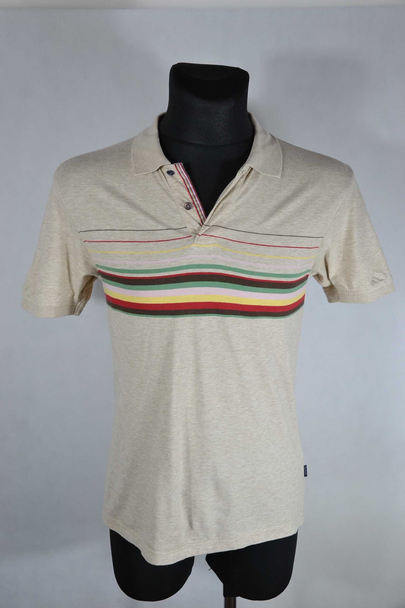 PAUL SMITH Jeans Koszulka Polo Męska S Super Stan Oryginalna Bawełna