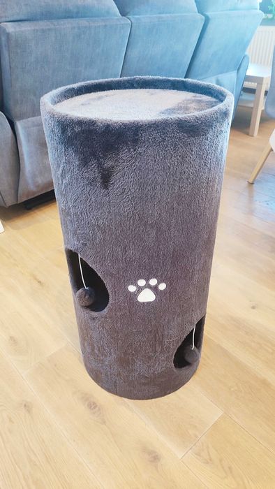 Tuba Drapak Wieża dla kota 79 cm z matą sizalową i legowiskiem