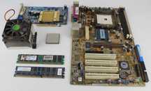 płyta główna ASUS K8V-X SE 754 + athlon 64 3000 + ram 1gb + R96P128DE