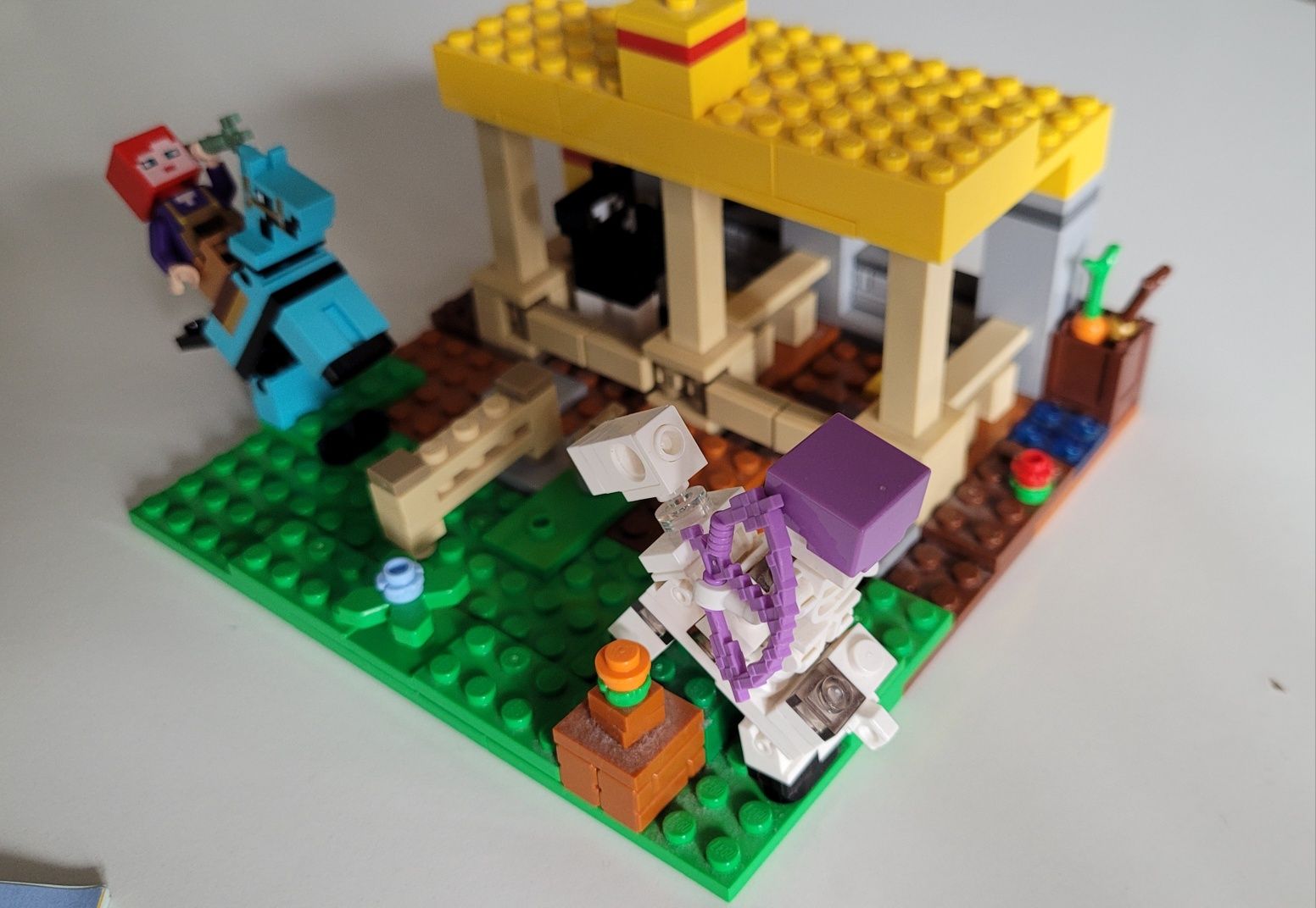 8+ lego minecraft 21171 stajnia