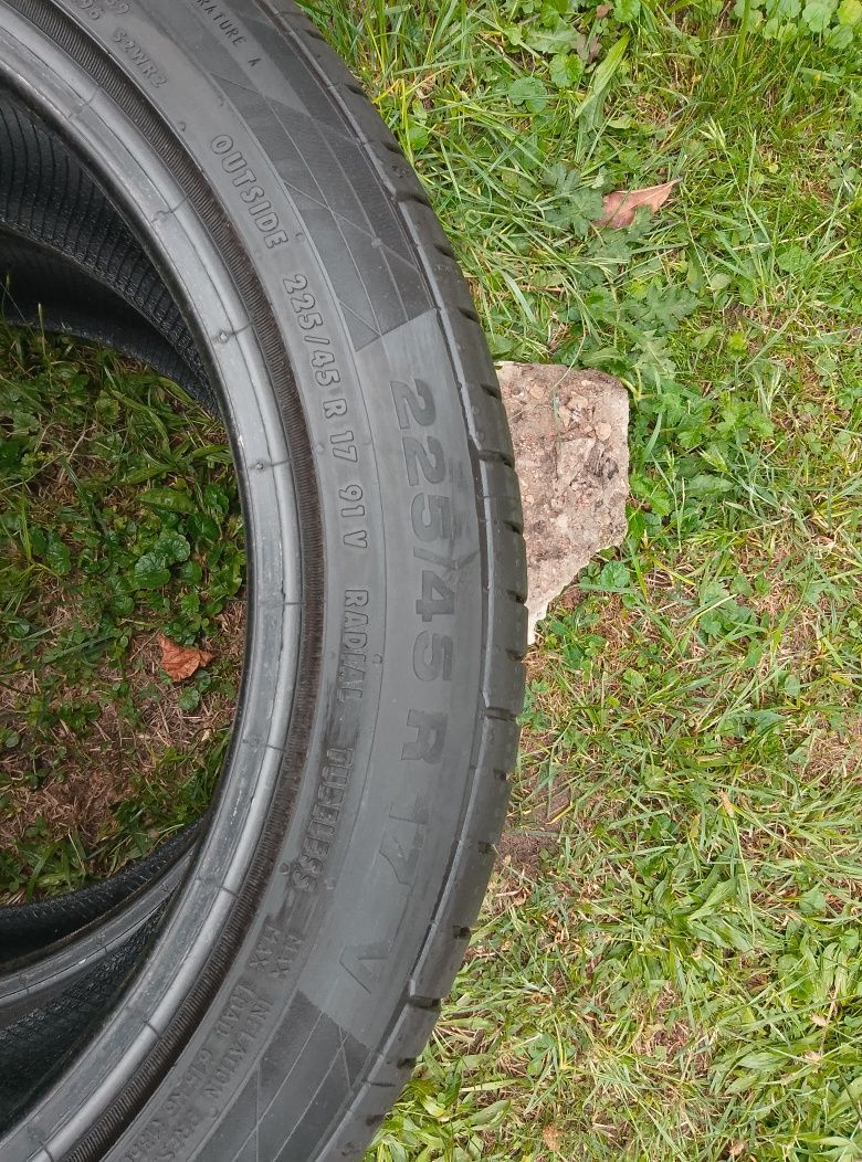 2 opony Continental ContiSportContact 5 225/45 r17 91V