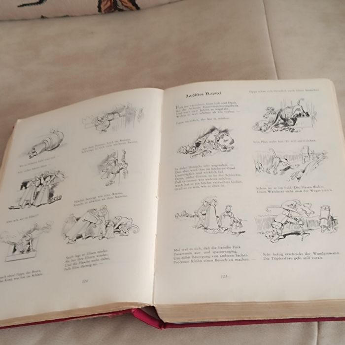 Книга на немецком языке Вильям Буш Альбом