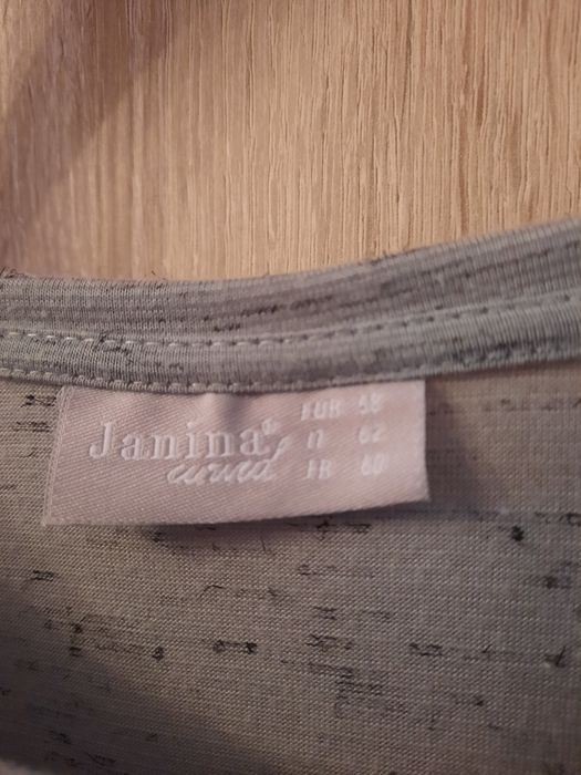 Rozm.58 szara tunika z napisem