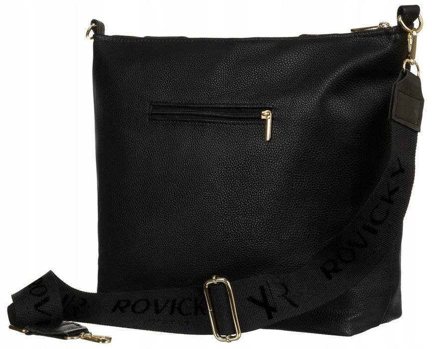 duża shopperka damska ze skóry ekologicznej - rovicky