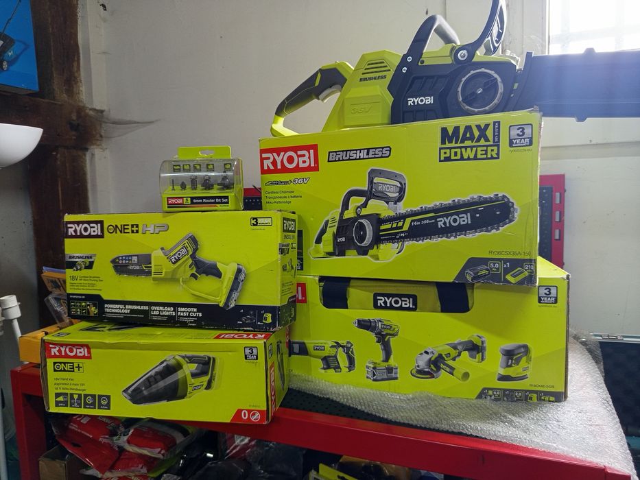 Piła łańcuchowa ryobi 36v akumulator ładowarka