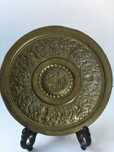 Placa em  bronze, com gargulas, sec.XIX/XX