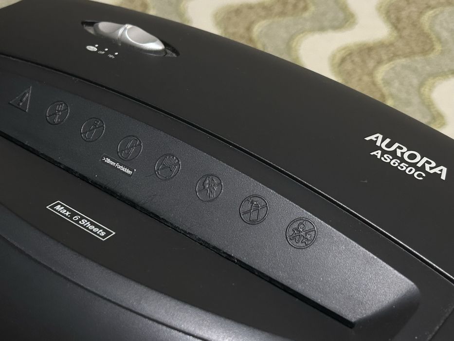 Aurora AS650C шредер знищувач паперу