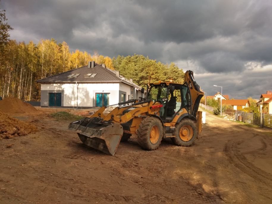 koparka Usługi Koparko ładowarka Prace ziemne Transport Wyburzenia