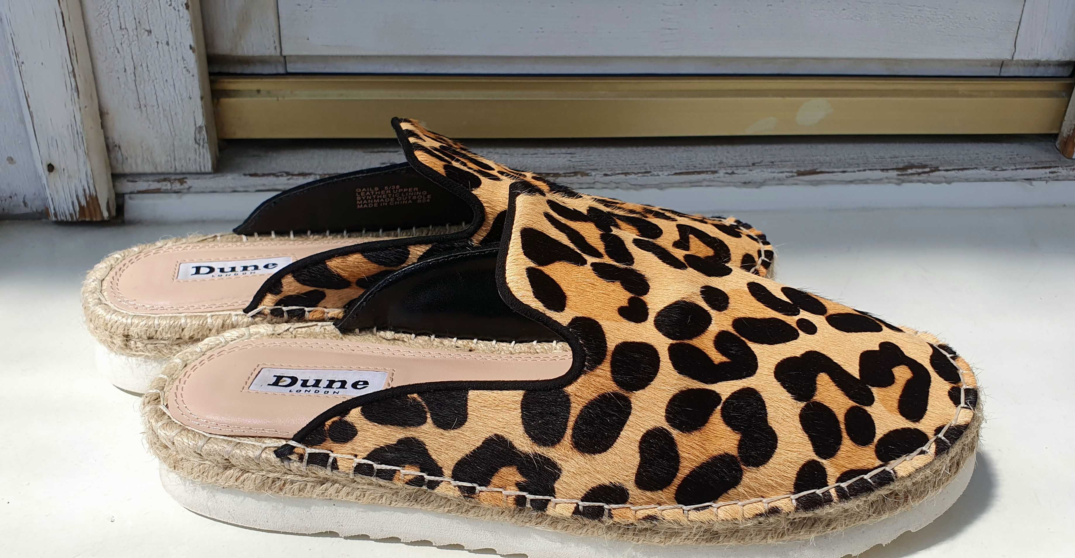 Espadryle Mule Dune London. Stan idealny. 38
