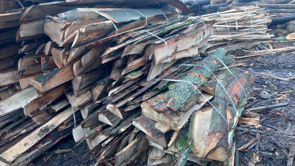 Kostka opał zrzyny drewno kominkowe opałowe Kontakt wyłącznie telefoni