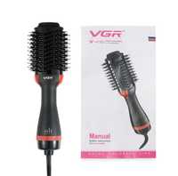Фен-щетка для волос VGR V-416 3в1, утюжок, плойка, стайлер, 1000 Вт