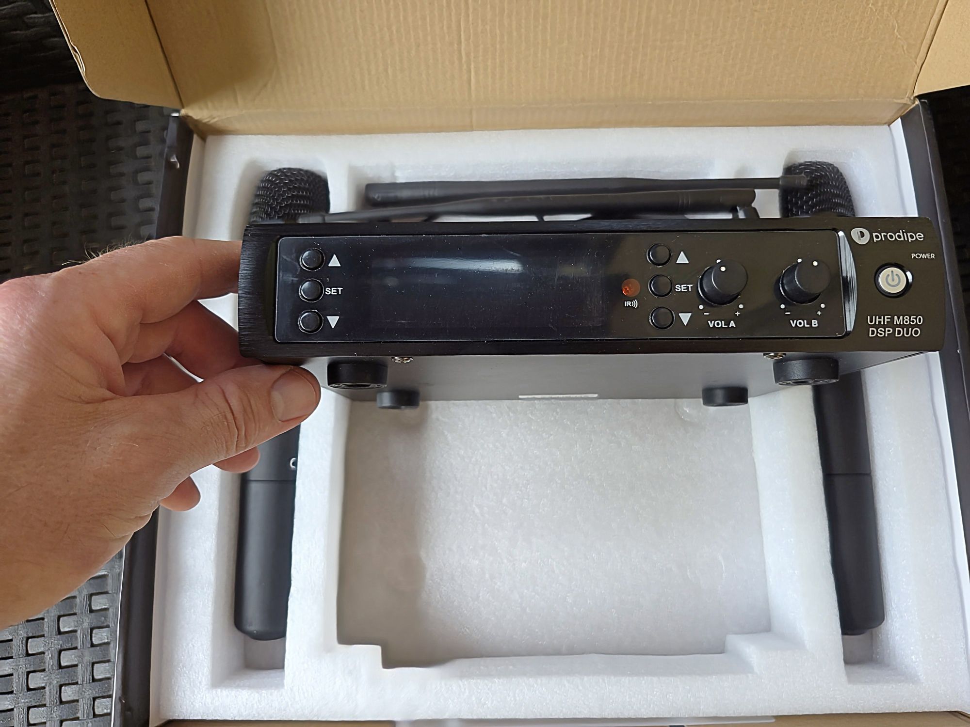 Produpe M850 dsp duo  uhf Mikrofony Bezprzewodowe