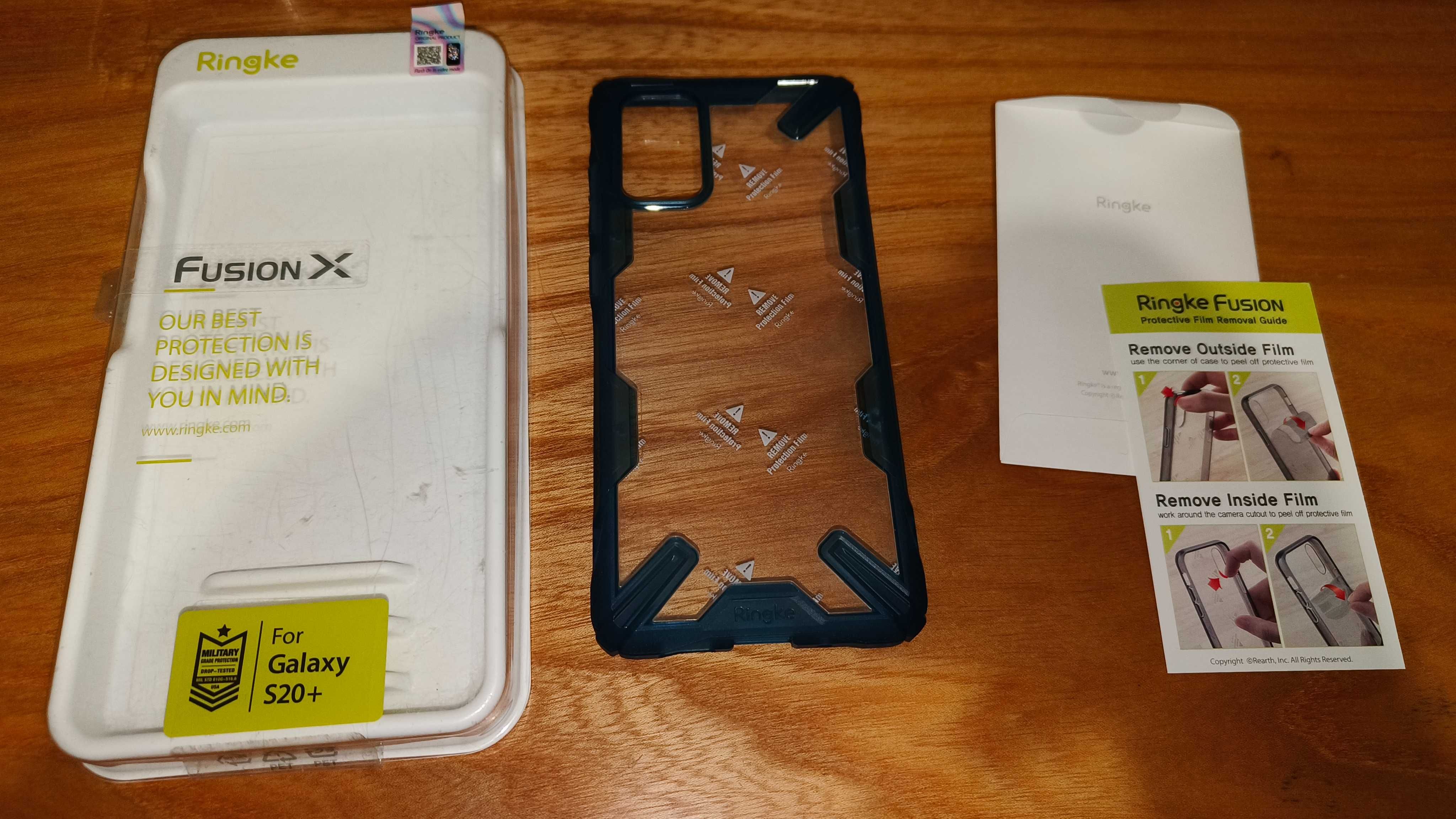 Etui Ringke Fusion X do Samsung Galaxy S20+ Plus - BLUE nowy z folią