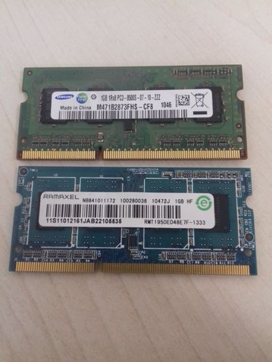 ОЗУ ddr3 1gb 1066 MHz