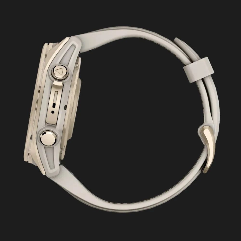 Смарт-годинник Garmin Fenix 8 43mm AMOLED Sapphire Soft Gold