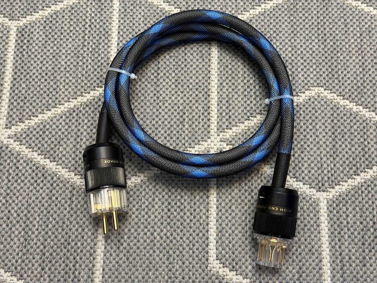 Cиловой (сетевой) Hi-end кабель Furutech FP-3TS20 Япония в оплетке