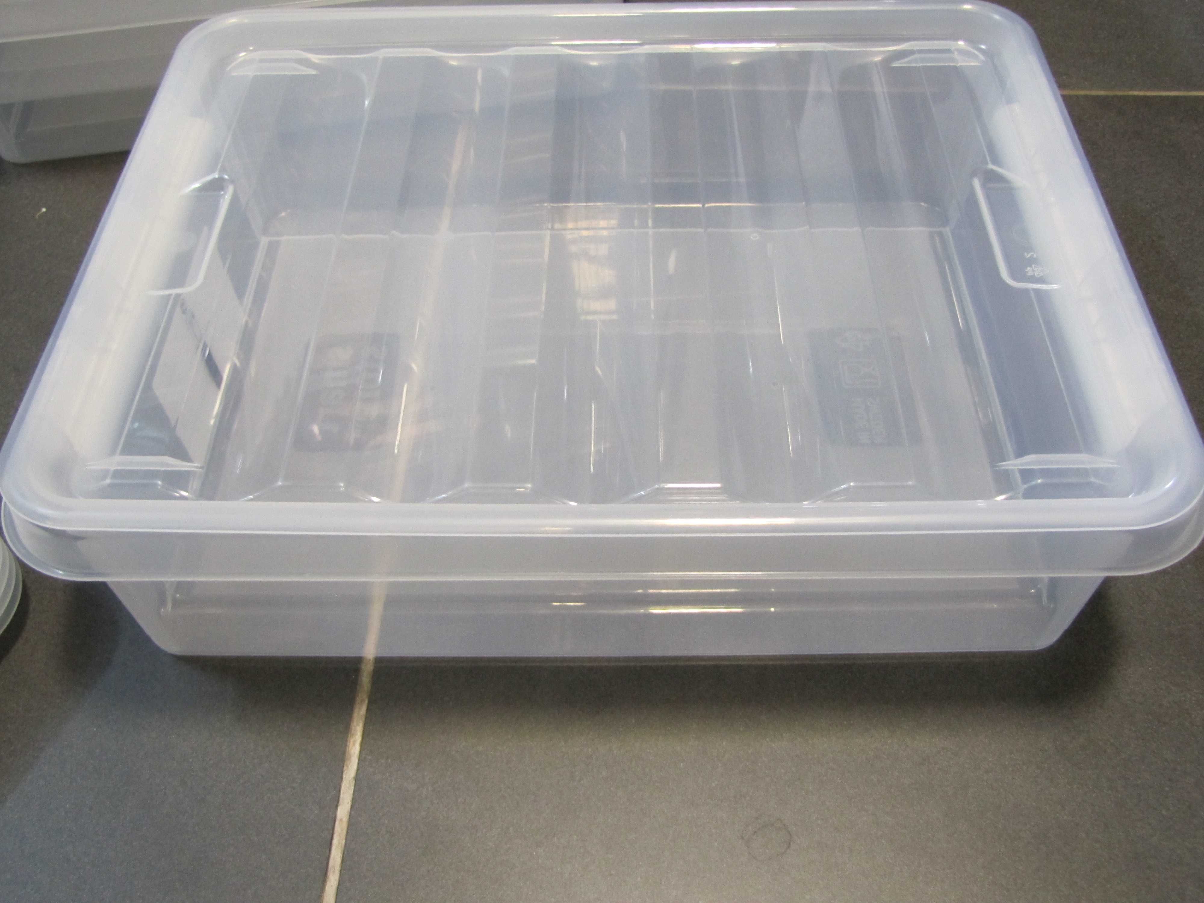 Plastikowe pudełka do przechowywania z pokrywkami 9szt