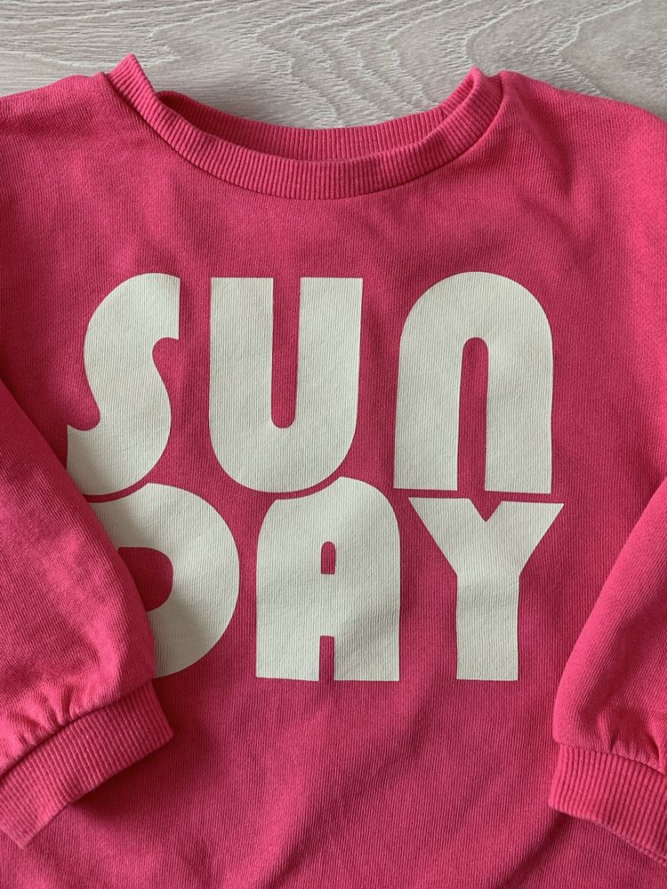 H&M bluza Sun Day różowa nowa 104