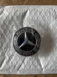 Estrela frontal do capô Mercedes (2 cores)
