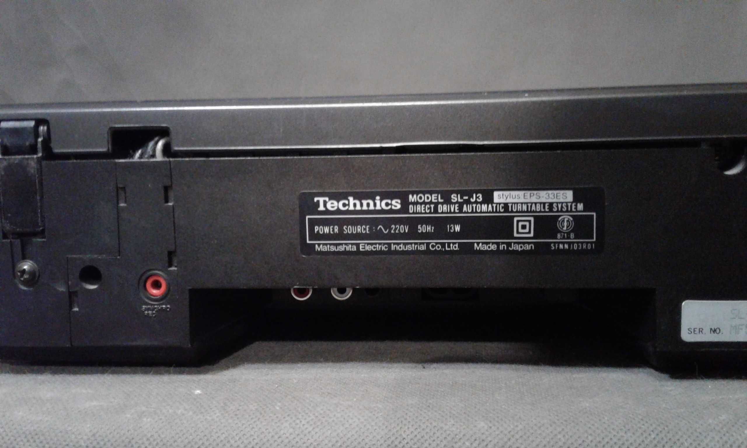 TECHNICS SL-J3 ,gramofon stereo