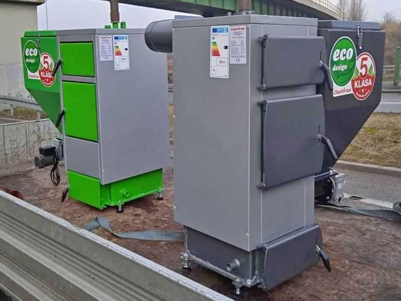 Kocioł piec kotły 10KW 90m2 5KLASA z podajnikiem na EKOGROSZEK Pleszew