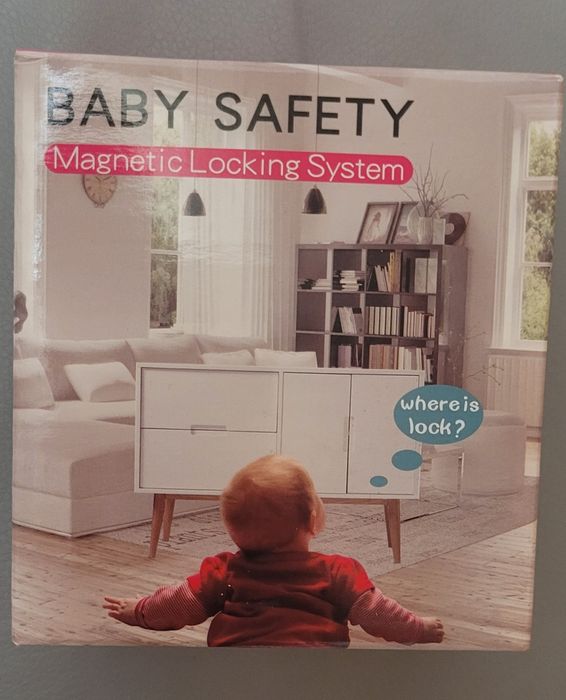 Baby Safety Magnetyczna blokada szafki, niewidoczna blokada 10 szt